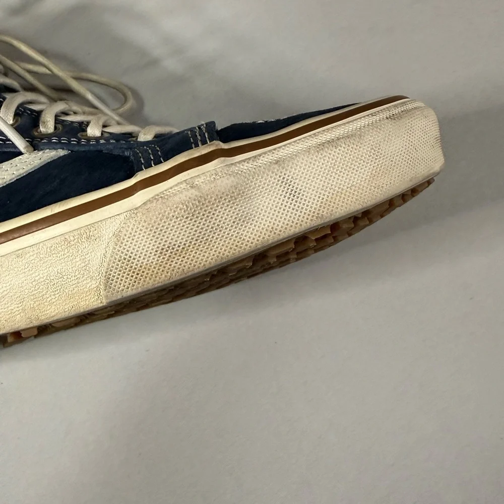Vans Sk8-Hi MTE Men’s 9 Navy Suede Fleece Lined Boots Y2K Skater Wear‎
